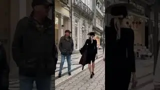 Как шокировать европейца   просто выпустить на улицу настоящую женщину в женской одежде 😍😁👍 часть