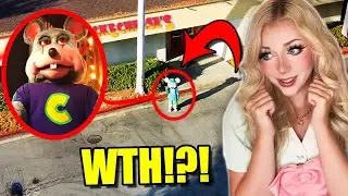 DRONE CATCHES CHUCK E CHEESE ANIMATRONICS ALIVE!! (*SCARY*)