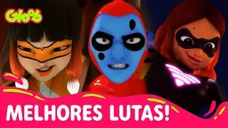 LADY WI-FI, HOMEM-BOLHA E VOLPINA? | TOP LUTAS MIRACULOSAS | MIRACULOUS 1ª TEMPORADA | Mundo Gloob