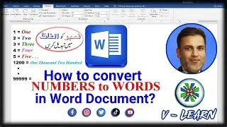 How to Convert NUMBERS in WORDS in Microsoft Word in Urdu/Hindi | Change Number to Words in MS Word