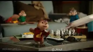 Alvin breaks TV with Wii Remote