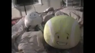tennis ball plush and golf ball plush (bfdi)