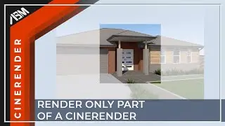 How to render only part of an image with Cinerender in ARCHICAD