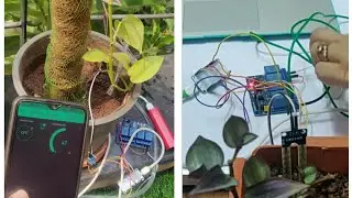 DIY  Plant watering system with blynk app | nodemcu| Soil moisture sensor with notification