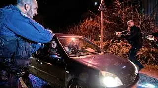 Caught in the act, law enforcement responds to the emergency