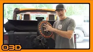 LED RING BRAKE LIGHT INSTALLATION - SPARE TIRE 3RD BRAKE LIGHT HOWTO