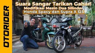 Modifikasi Mesin 2 Silinder Honda Spacy dan Honda Supra X 125 | OtoRider