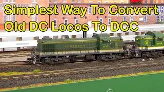 Simplest Way To Convert Old DC Locos To DCC (267)