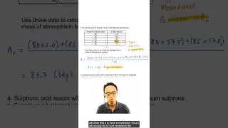 Calculate relative atomic mass from isotopic abundance. Full video at my channel 