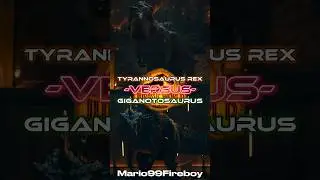 TYRANNNOSAURS REX JWD 🆚 GIGANOTOSAURUS JWD #jurassicworlddominion Edit