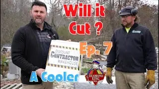 Will it Cut? Episode 7: Will a Red Devil Diamond Blade Cut an Igloo Cooler? YETI Cooler Is Next
