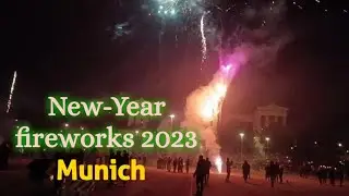 fireworks in munich | newyear  celebration 2023