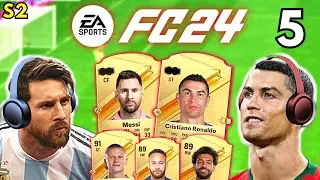 Messi & Ronaldo REACT to their FC 24 PLAYER RATINGS!