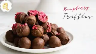 Vegan Raspberry Truffles | easy, plant-based, gluten-free | Chef Ani