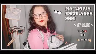 MEUS MATERIAIS ESCOLARES 2021 📚 -Nikki Gomes