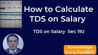 TDS on salary I TDS on salary calculation I How to calculate TDS on salary I tds on salary 2022