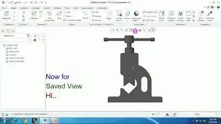 How to edit Model Display and Entity Display using Option and Quick access Tool bar in Creo