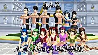 Perkenalkan Pemeran A.A.F ALEX ALIA AND FRIENDS 😎 #sakuraschoolsimulator