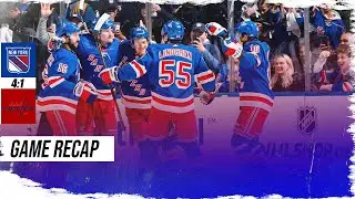 NHL Game 1 Highlights | Rangers vs Capitals - 4:1