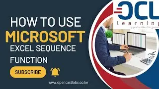 How to use the Microsoft Excel Sequence Function to generate a calendar