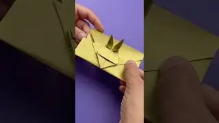 Venha aprender a fazer um envelope com ORIGAMI de coelho SUPER FÁCIL 🐰 #origami #dobradura #pascoa