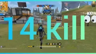free fire battle royale gameplay 14 kill by thopsan +scar