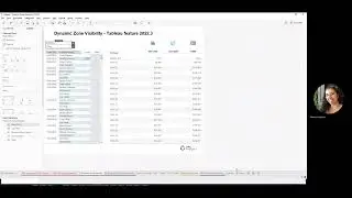 OAC - Dynamic Zone Visibility - Tableau 2022.3 - Tutorial (English)