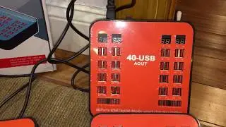 DO NOT BUY 40 Ports USB Power 220V USB Charging Station (12-2019)