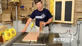 Simple Straight Line Jig with MATCHFIT Dovetail Clamp