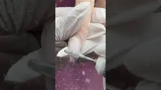 снимаем Очень толстое покрытие #наращиваниеногтей #nails #ногти #снятиегельлака #верхниеформы