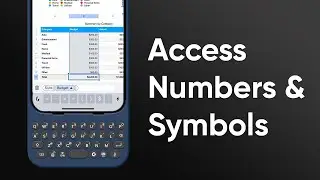 Accessing Numbers & Symbols On Clicks Keyboard