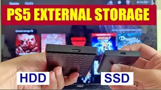 The Best PS5 External Storage | PS5 External HDD vs SSD