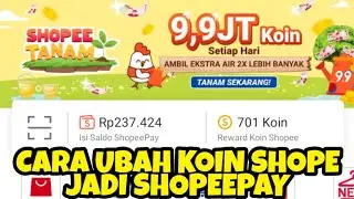 Cara ubah koin shopee jadi saldo shopeepay