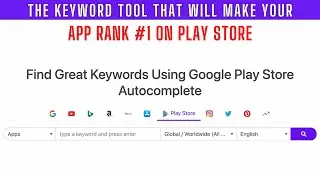 BOOST Your App To #1 In Google Play Store With Keyword Tool Pro! 💯 