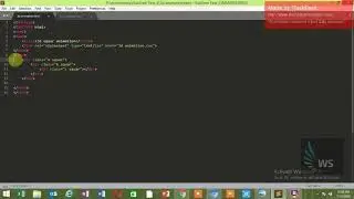 3D  square animation