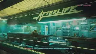 Cyberpunk 2077 Afterlife loading screen