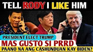 PRRD TINAWAGAN SI TRUMP!? | ANO KAYA AG NAPAG USAPAN. NILA?| PAANO NA ANG FRIEND NI BIDEN?