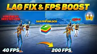 Bluestacks Free Fire Lag fix in Low End PC | Get 200+ FPS | Bluestacks 5 Lag Fix | Boost FPS🔥💻