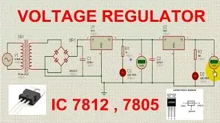 Regulated Power Supply using IC 7812