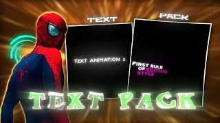 PREMIUM 250 SUBS TEXT PACK for Alight Motion | AE-Style Text Effects! 🔥 | 