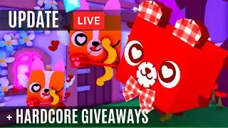 🔴 PET SIMULATOR X Valentines  UPDATE Pets Giveaway - ROBLOX