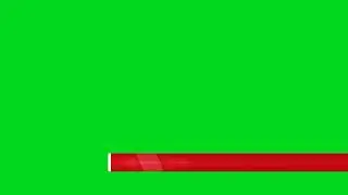 Red Lower Third Green Screen