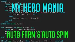 MY HERO MANIA | HACK/SCRIPT | AUTO FARM GUI JULY 2021