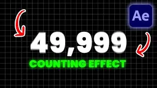 How To Make A Counting Effect In After Effects
