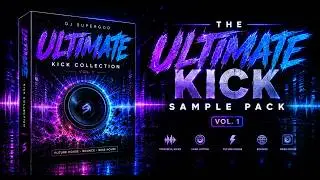 FREE EDM Kicks Sample Pack 2026 🔥 DJ SuperGod - Ultimate Kick Collection Vol.1