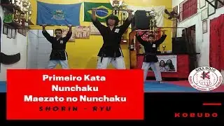 Primeiro Kata Maezato no Nunchaku - Kobudo - Shorin-Ryu