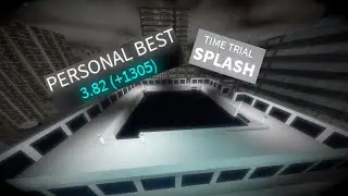 Roblox Parkour - Splash time trail in 3.82 seconds