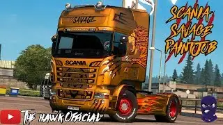 [ETS2 v1.3xx] Scania R & Streamline RJL Savage PaintJob