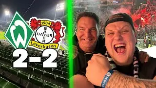 Werder Wahnsinn Last Minute 🤩 / SV Werder Bremen 2-2 Bayer Leverkusen Stadion Vlog 🔥💚🤍