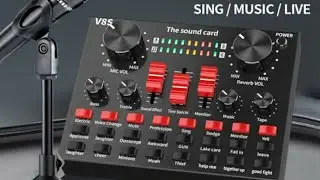 V8S Usb External Sound Card || Review and Unboxing || Rakib Huda